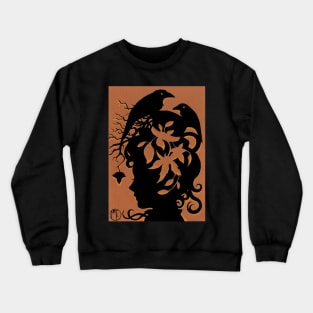 Autumn Spirit Silhouette Crewneck Sweatshirt